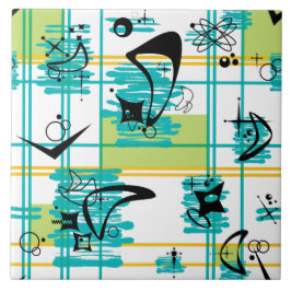 ミッドセンチュリーマドラス タイル