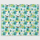 ミッドセンチュリーマドラス ラッピングペーパー (フラット)