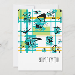 ミッドセンチュリーマドラス 招待状