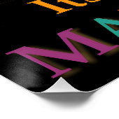 ミッドセンチュリーマルディグラスカクテルパーティー ポスター (コーナー)