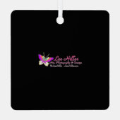 ミッドセンチュリーマルディグラスカクテルパーティー メタルオーナメント (裏面)