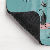 ミッドセンチュリーミスキャフ/ Cat Red-Handed II B マウスパッド (コーナー)