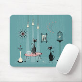 ミッドセンチュリーミスキャフ/ Cat Red-Handed II B マウスパッド (マウス)