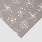 ミッドセンチュリーミニマリスト原子クリスマススノーフレーク 薄葉紙 (詳細)