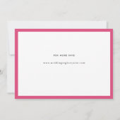 ミッドセンチュリーミニマルレトロカップルのシャワー 招待状 (裏面)