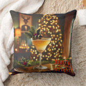 ミッドセンチュリーメリークリスマス&ブライトカクテル クッション (ブランケット)