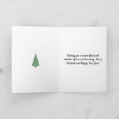 ミッドセンチュリーメロディー：ノエル聖歌隊ボーイズ・クリスマス カード (内部)