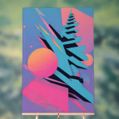 ミッドセンチュリーメンフィスデザイン – ケンゲージアート アクリルサイン (ニュートラル)