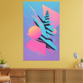ミッドセンチュリーメンフィスデザイン – ケンゲージアート キャンバスプリント (インサイチュ (リビング))