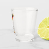 ミッドセンチュリーモダンさくらんぼマルチニ ショットグラス (右)