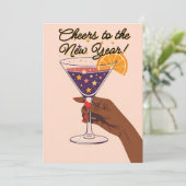 ミッドセンチュリーモダンなカクテルで新年を祝とう シーズンカード (スタンド正面)