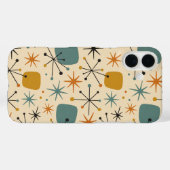ミッドセンチュリーモダンなストarburst柄 Case-Mate iPhoneケース (裏面 (横))