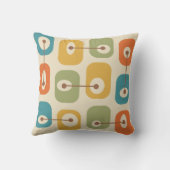 ミッドセンチュリーモダンのキューブ クッション (裏面)