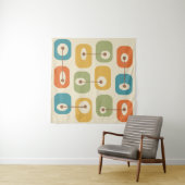 ミッドセンチュリーモダンのキューブ タペストリー (インサイチュ)