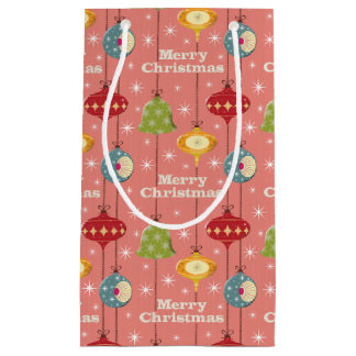 ミッドセンチュリーモダンのクリスマスバウブル スモールペーパーバッグ