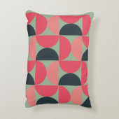 ミッドセンチュリーモダンの夏の夕日 アクセントクッション (裏面(縦))