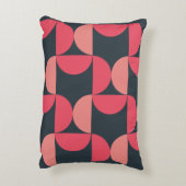 ミッドセンチュリーモダンの夏の夕日 アクセントクッション (裏面(縦))