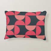 ミッドセンチュリーモダンの夏の夕日 アクセントクッション (裏面)