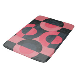 ミッドセンチュリーモダンの夏の夕日 バスマット