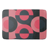 ミッドセンチュリーモダンの夏の夕日 バスマット (正面)