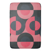 ミッドセンチュリーモダンの夏の夕日 バスマット (正面縦)