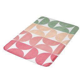 ミッドセンチュリーモダンの夏の夕日 バスマット