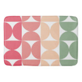 ミッドセンチュリーモダンの夏の夕日 バスマット (正面)