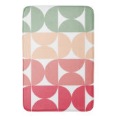 ミッドセンチュリーモダンの夏の夕日 バスマット (正面縦)