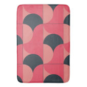 ミッドセンチュリーモダンの夏の夕日 バスマット (正面縦)