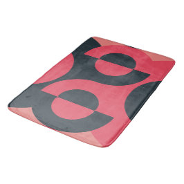 ミッドセンチュリーモダンの夏の夕日 バスマット