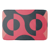 ミッドセンチュリーモダンの夏の夕日 バスマット (正面)