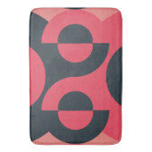 ミッドセンチュリーモダンの夏の夕日 バスマット (正面縦)