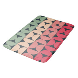 ミッドセンチュリーモダンの夏の夕日 バスマット