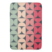 ミッドセンチュリーモダンの夏の夕日 バスマット (正面縦)