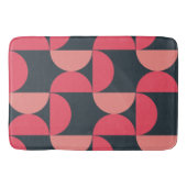 ミッドセンチュリーモダンの夏の夕日 バスマット (正面)