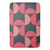 ミッドセンチュリーモダンの夏の夕日 バスマット (正面縦)