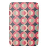 ミッドセンチュリーモダンの夏の夕日 バスマット (正面縦)