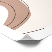 ミッドセンチュリーモダンアコンテンポラリーートニュートラルシェード ポスター (角)