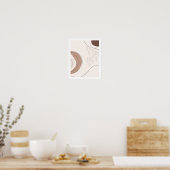 ミッドセンチュリーモダンアコンテンポラリーートニュートラルシェード ポスター (キッチン)