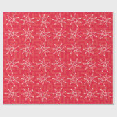 ミッドセンチュリーモダンアトミッククリスマススターMCM ラッピングペーパー (フラット)