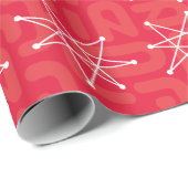 ミッドセンチュリーモダンアトミッククリスマススターMCM ラッピングペーパー (ロールコーナー)