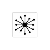 ミッドセンチュリーモダンアトミックバーストレトロ50s ラバースタンプ (インプリント)