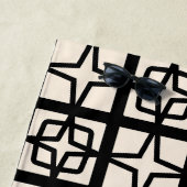 ミッドセンチュリーモダンアトミック1950年代レトロパーソナライズされた ビーチタオル (インサイチュ)