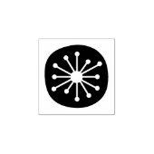 ミッドセンチュリーモダンアトミック・ドット・レトロ50s ラバースタンプ (インプリント)