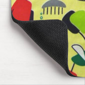 ミッドセンチュリーモダンアトミック・フィッシュマウスパッド マウスパッド (コーナー)