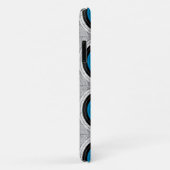 ミッドセンチュリーモダンアーチェリーターゲットパターン Case-Mate iPhoneケース (裏面/右)