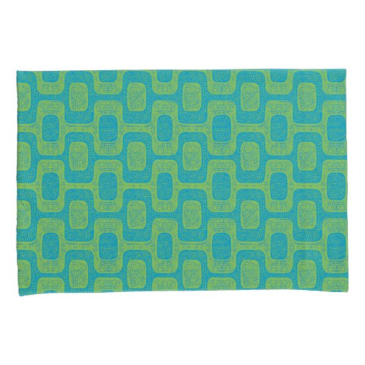 ミッドセンチュリーモダンアーティスト設計の枕ケース 枕カバー (正面右)