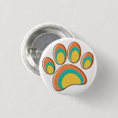 ミッドセンチュリーモダンアートドッグポープリントカスタム 缶バッジ (正面&裏面)