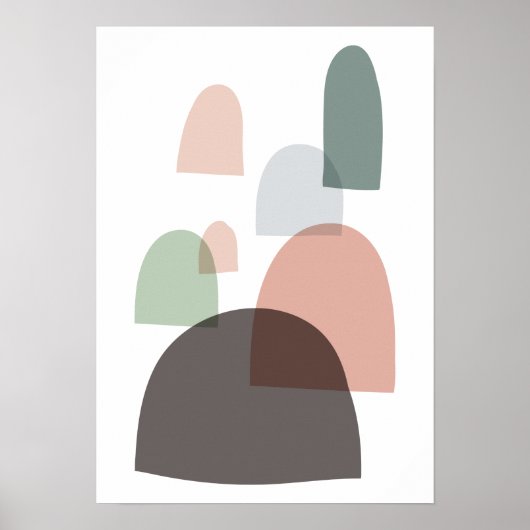 ミッドセンチュリーモダンアートポスター ポスター (正面)