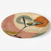 ミッドセンチュリーモダンアートマルティーニ ペーパープレート (アングル)